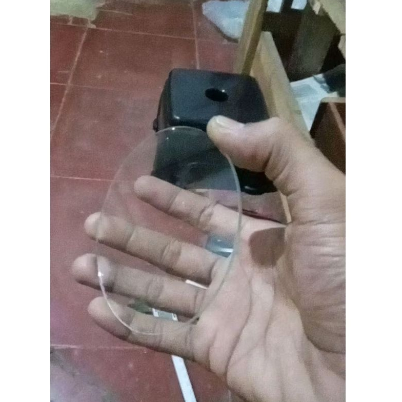 Kaca Polos Diameter 10Cm Tebal Kaca 2mm