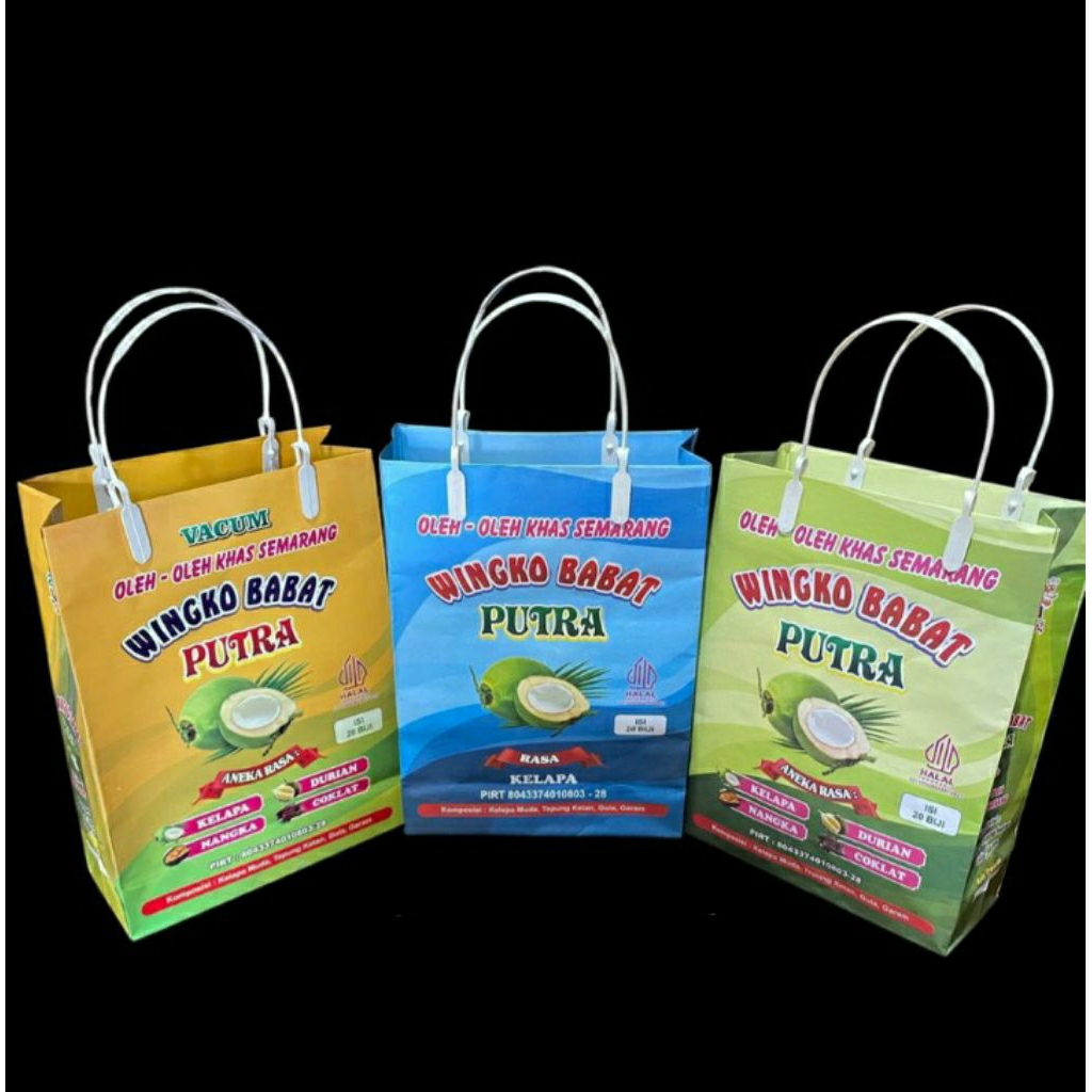WINGKO BABAT PUTRA ANEKA RASA 1 PACK ISI 20 - 100g