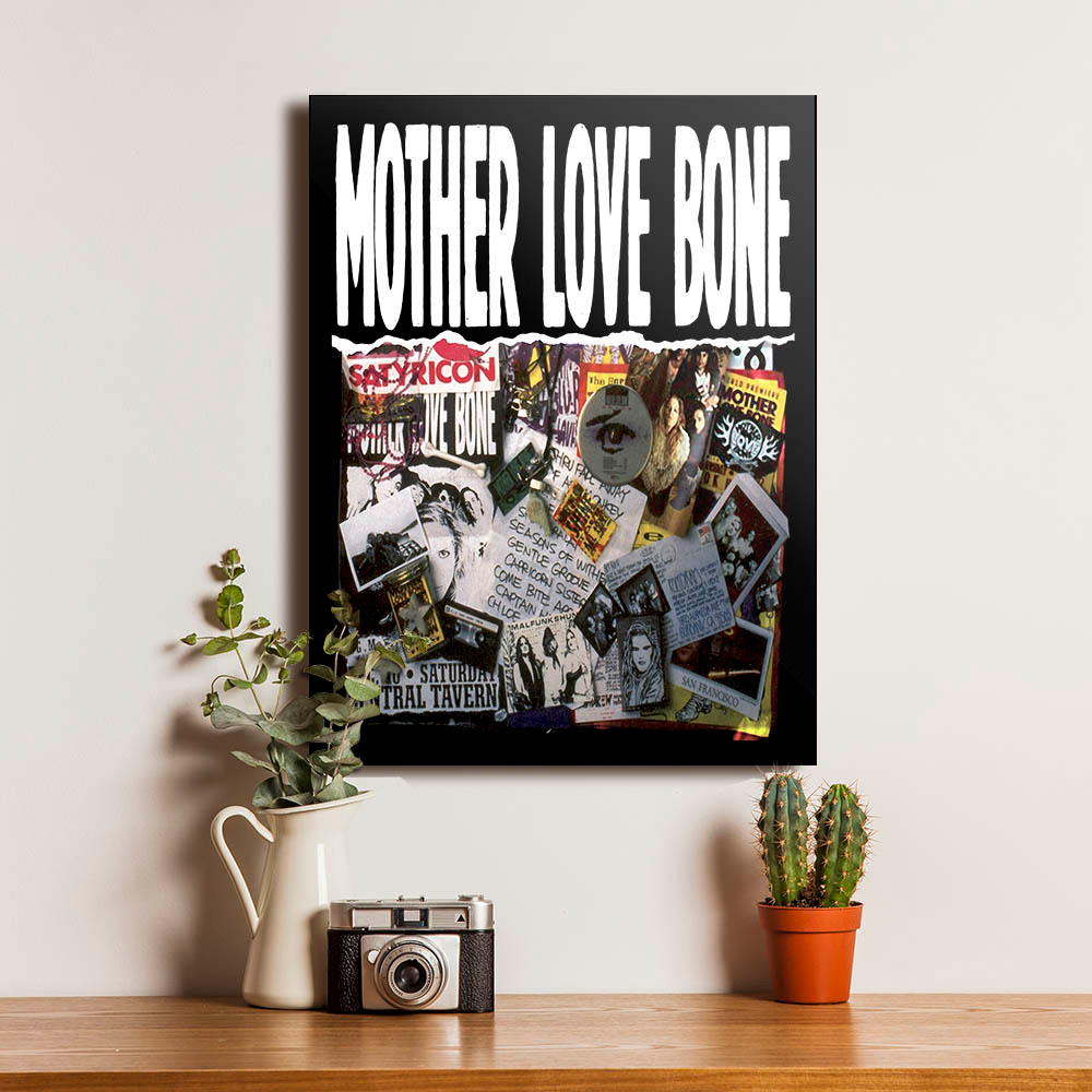 Mother Love Bone Poster Dekorasi Dinding Rumah Pajangan Bingkai Kayu Wall Decor