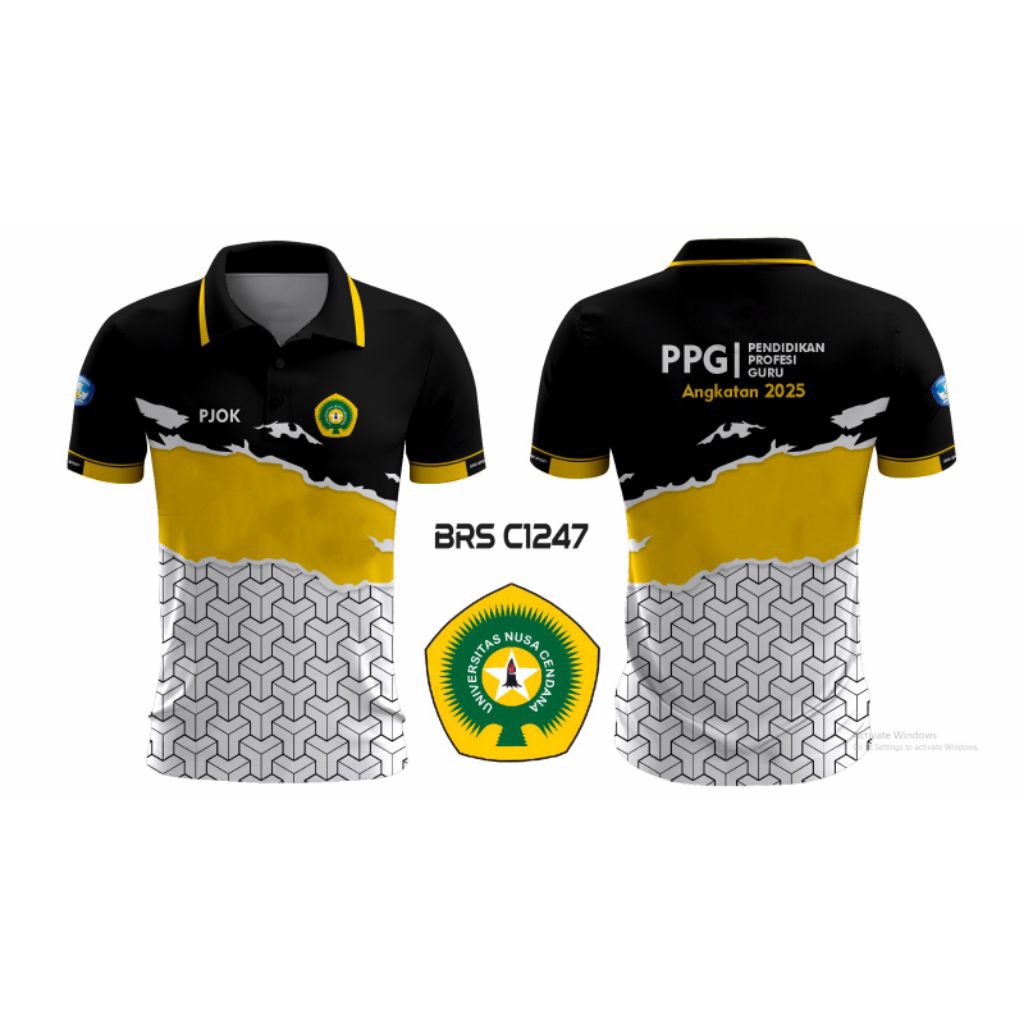 jersey ppg pjok custom universitas nusa cendana