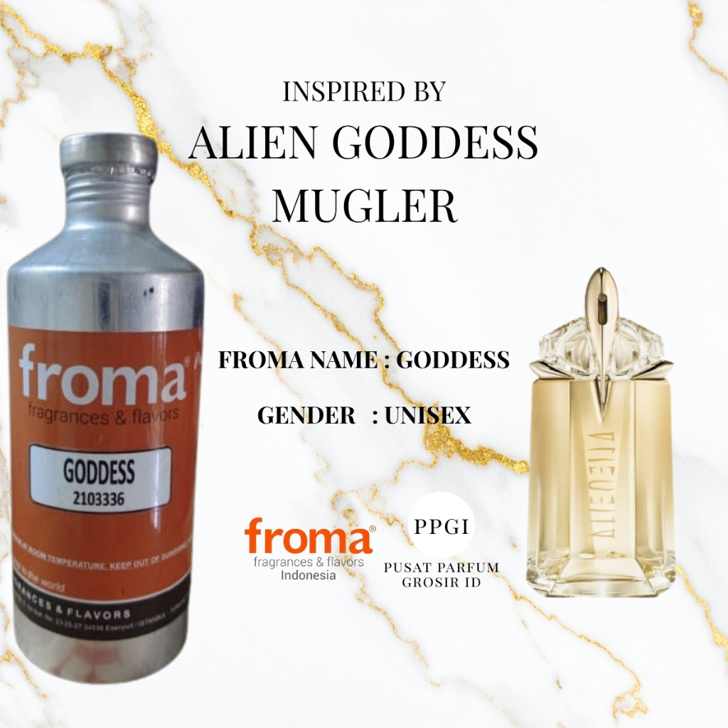 Bibit Parfum GODDESS [PREMIUM] FROMA PREMIUM – 500ml Segel | by FROMA
