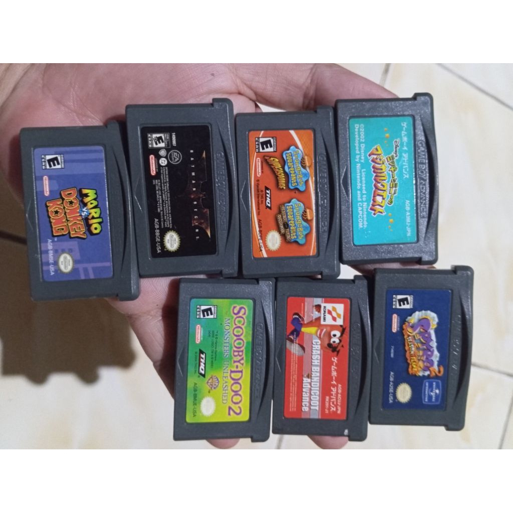 kaset gameboy advance ori borongan