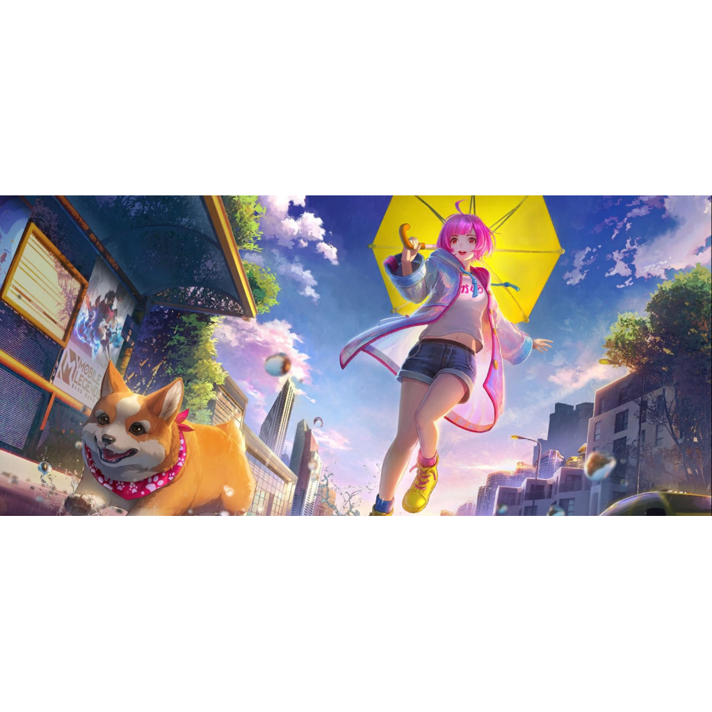 Costume set Kagura Rainy Walk - MLBB