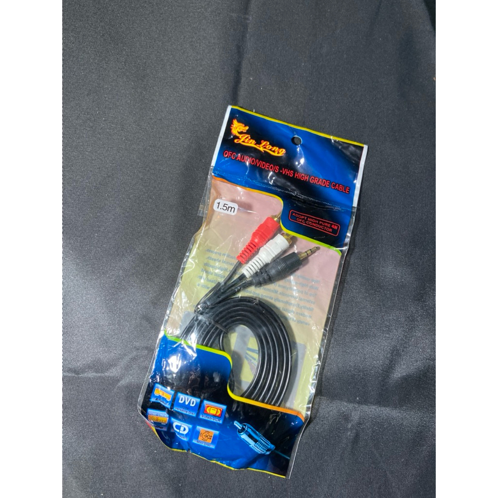 Kabel RCA 2in1 / Kabel Salon ke HP