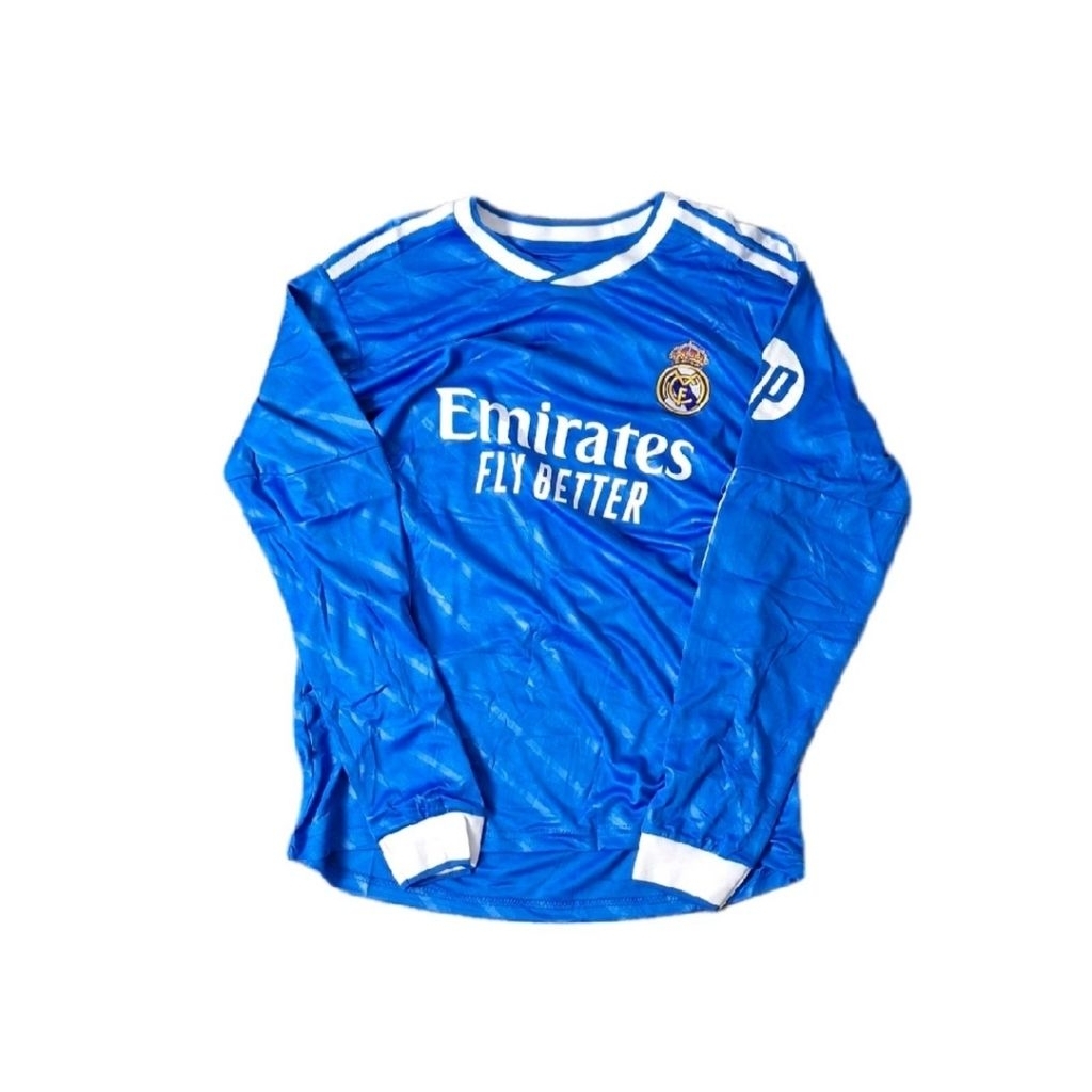 Jersey Kaos Baju Sepak Bola Real Madrid Home Away 3rd Third Longsleeve Long Sleeve LS Lengan Tangan 