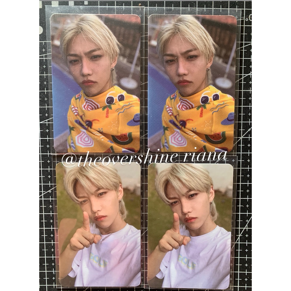 FELIX STRAYKIDS INLIFE PHOTOCARD DOUBLE SIDE