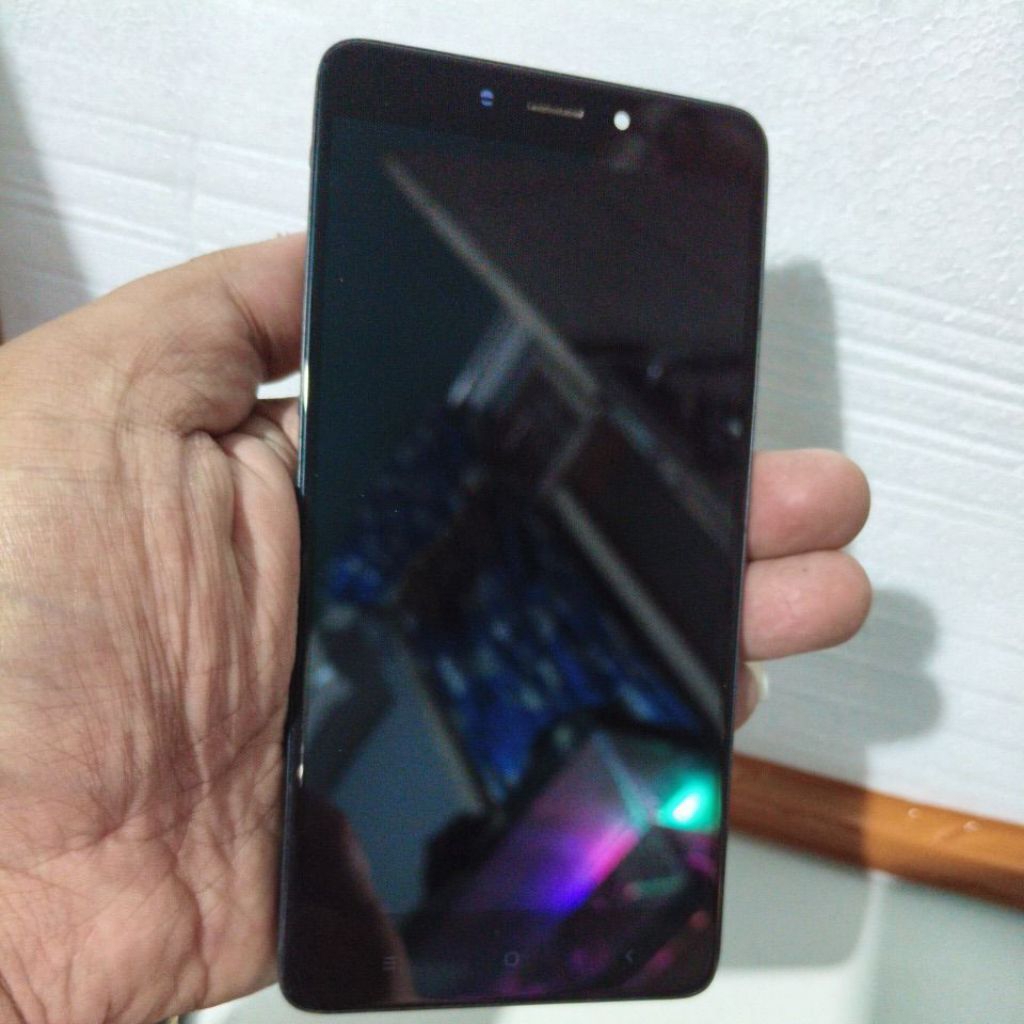 lcd frame ori copotan redmi note 4 mtk black normal