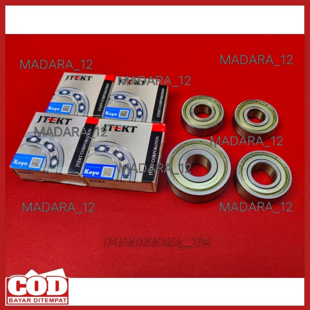 BEARING LAHER LAHAR RODA DEPAN BELAKANG SET KOYO JAPAN SUZUKI TS125 TS 125 TS100 TS 100/BERING LAKER