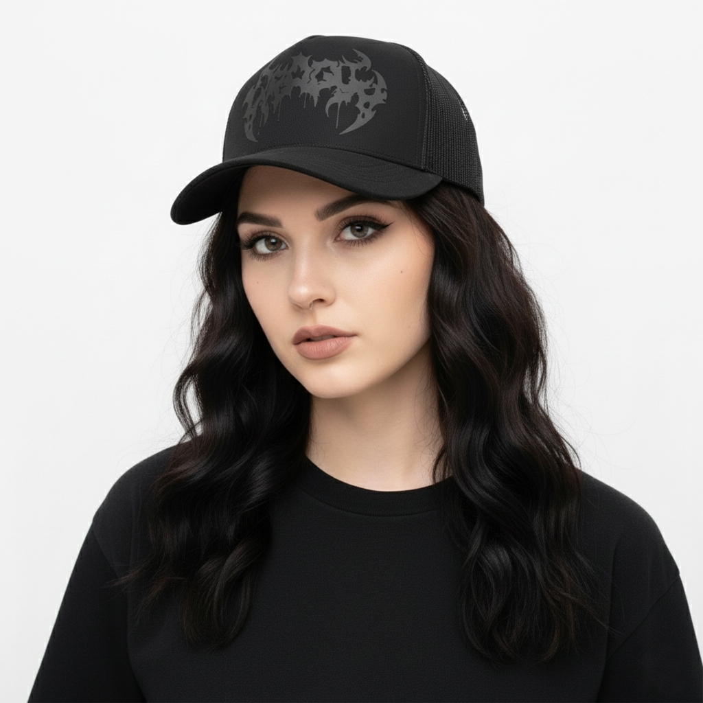 ORAQLE Topi Trucker Hat METDEAT BLK