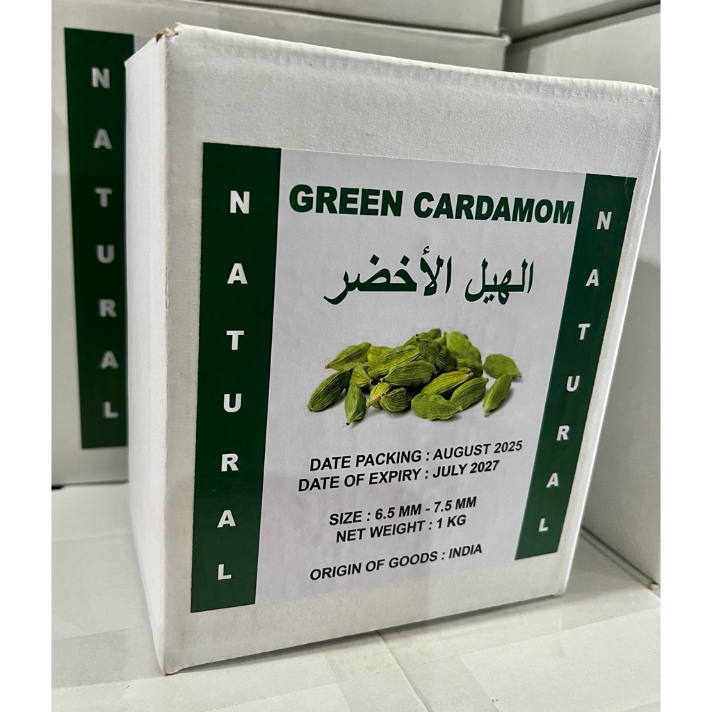 India Cardamom / Green Cardamom / Kapulaga Hijau 1 Kg