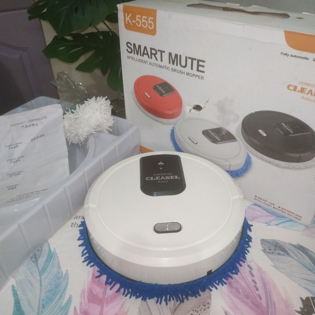 CUCI GUDANG sapu | pel lantai robot