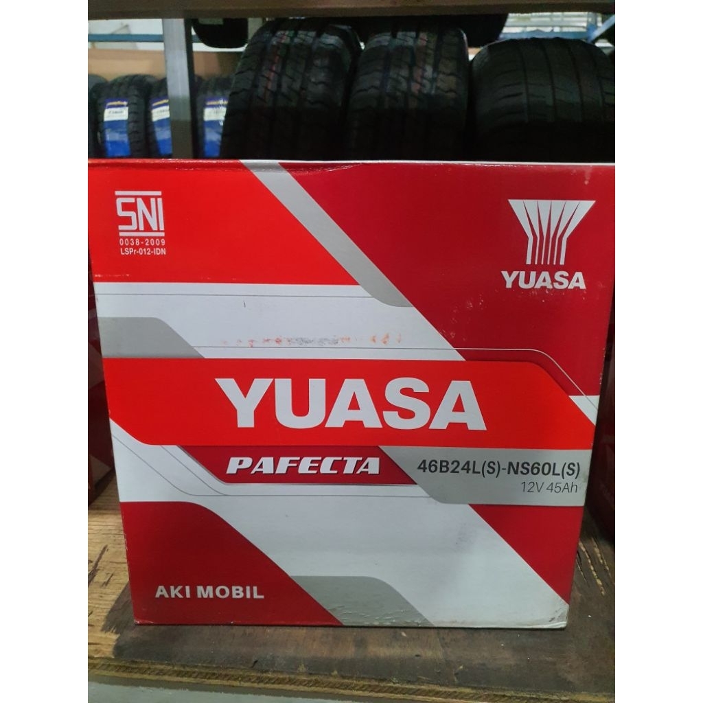 Aki Yuasa NS60L(S) / 46B24L(S) 12V 45Ah