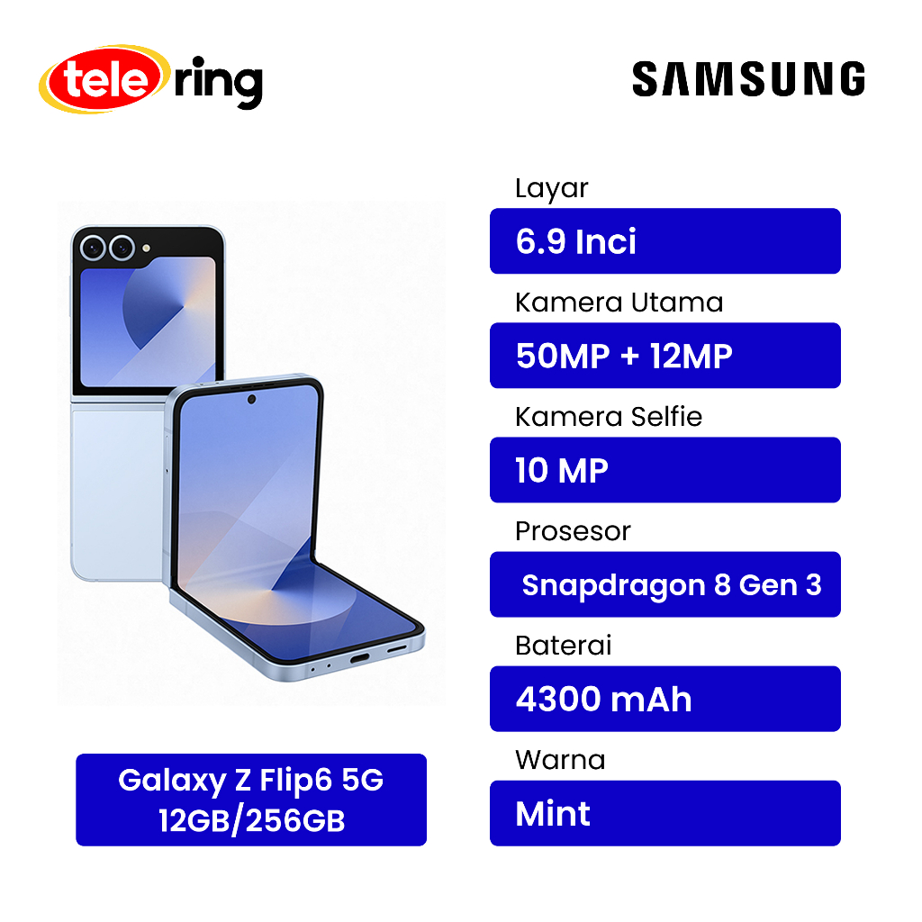 Hp Samsung Galaxy Z Flip6 12/256GB
