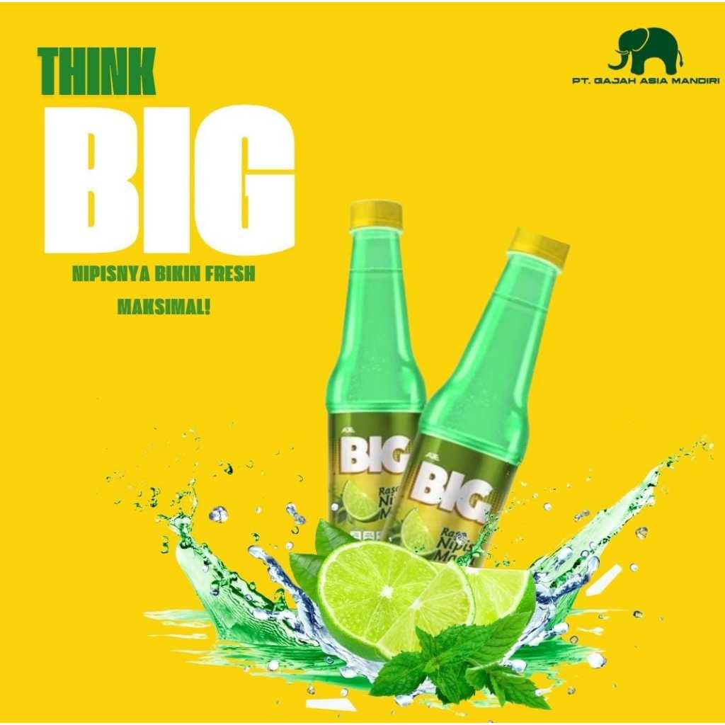 PT. GAJAH ASIA MANDIRI Big Cola Nipis Madu, Strawberry, Blueberry
