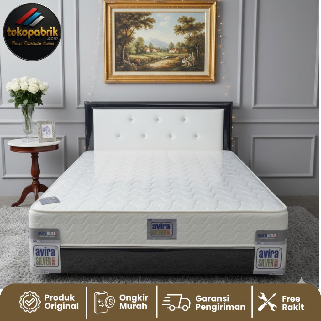 Kasur Multibed Boxy Divan dan Springbed Menyatu - Kasur Boxy Avira - Set Tempat Tidur Murah Garut