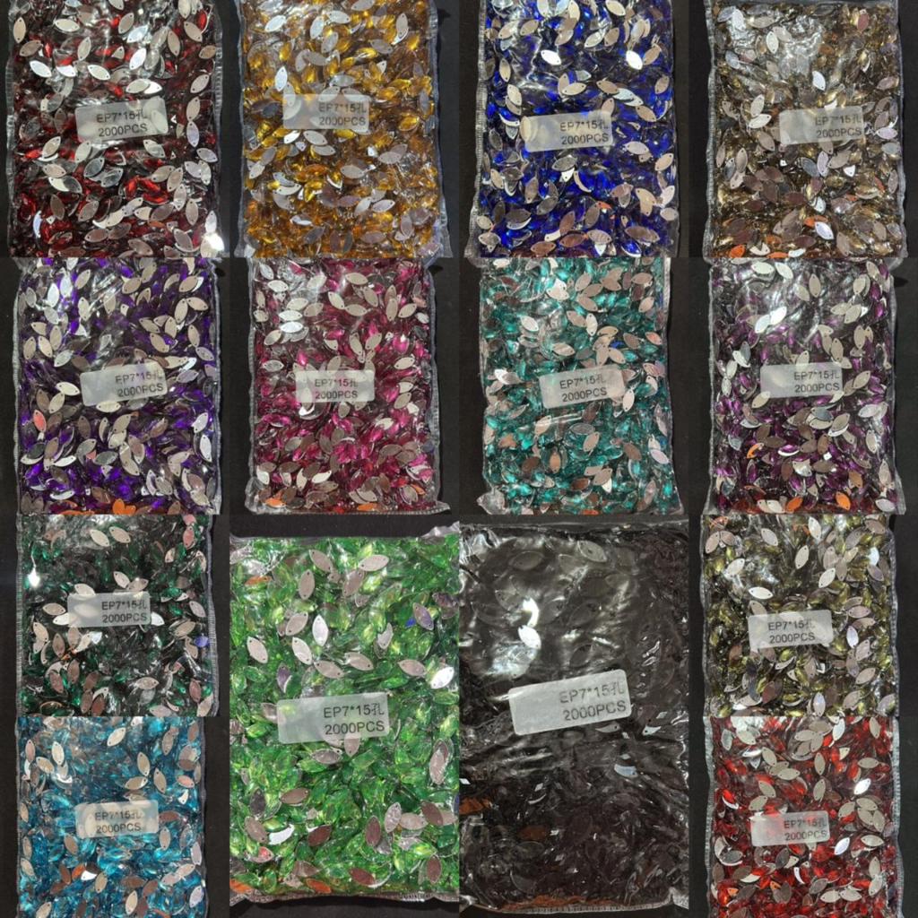 @100 PCS PAYET DIAMOND TAIWAN MATA UK 7X15
