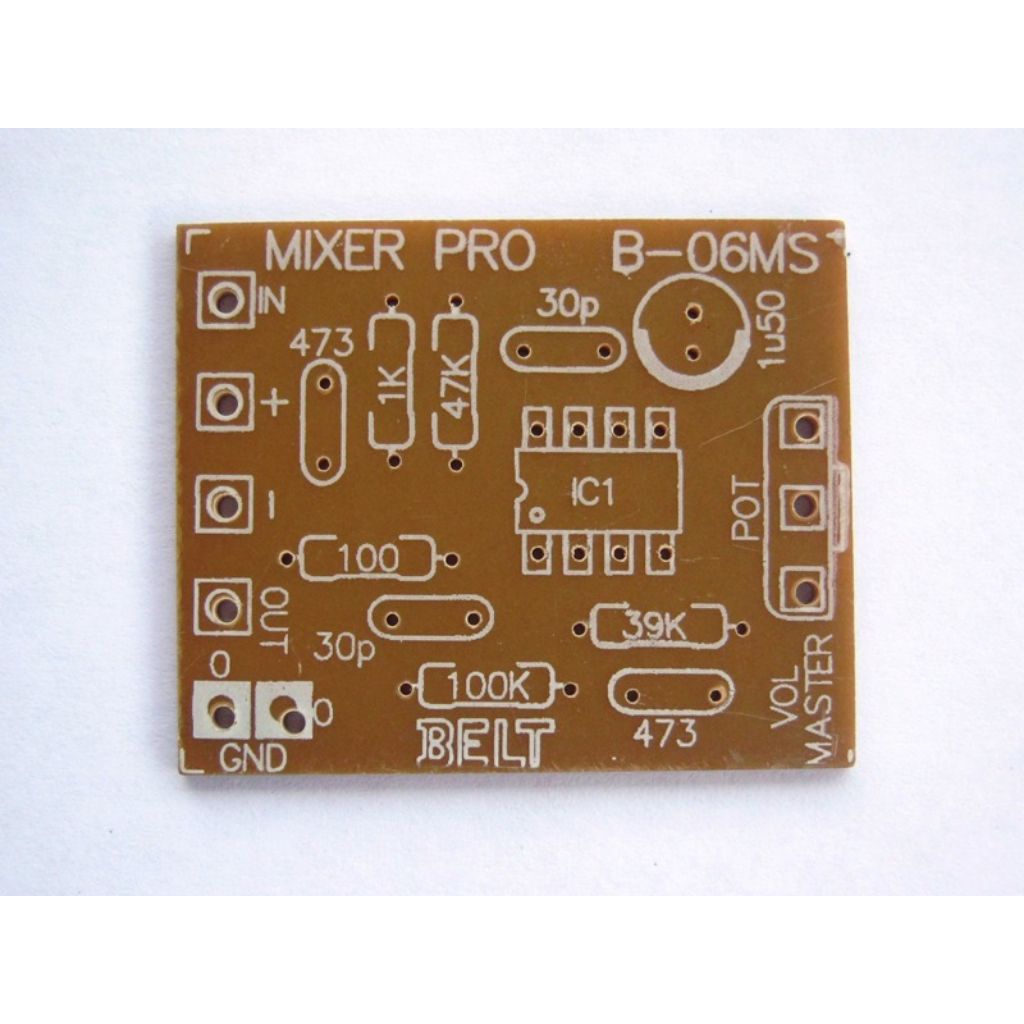 PCB mixer pro master mixer 1 potensio