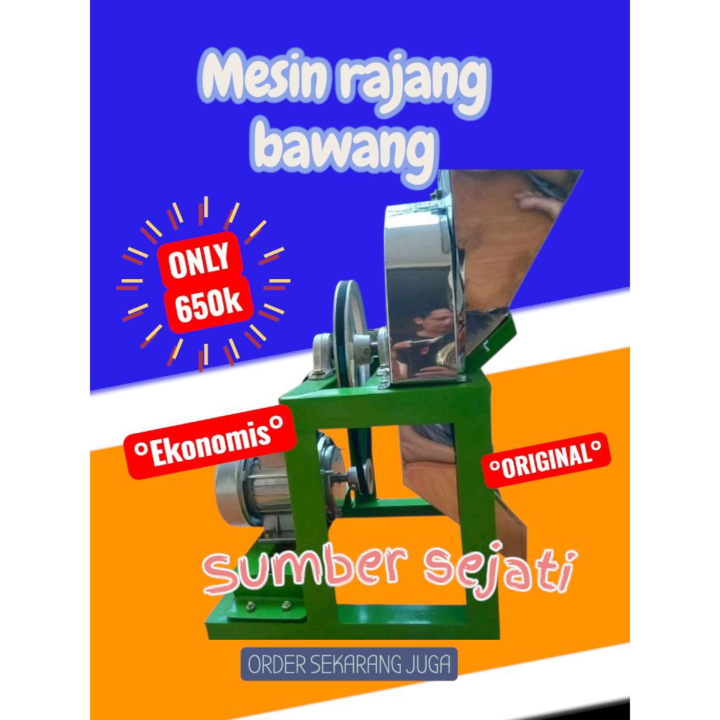 mesin rajang/iris/kunyit/bawang/lengkuas/dl/motor penggerak dinamo 200watt