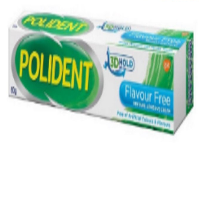 POLIDENT DENTURE ADHESIVE 60GR
