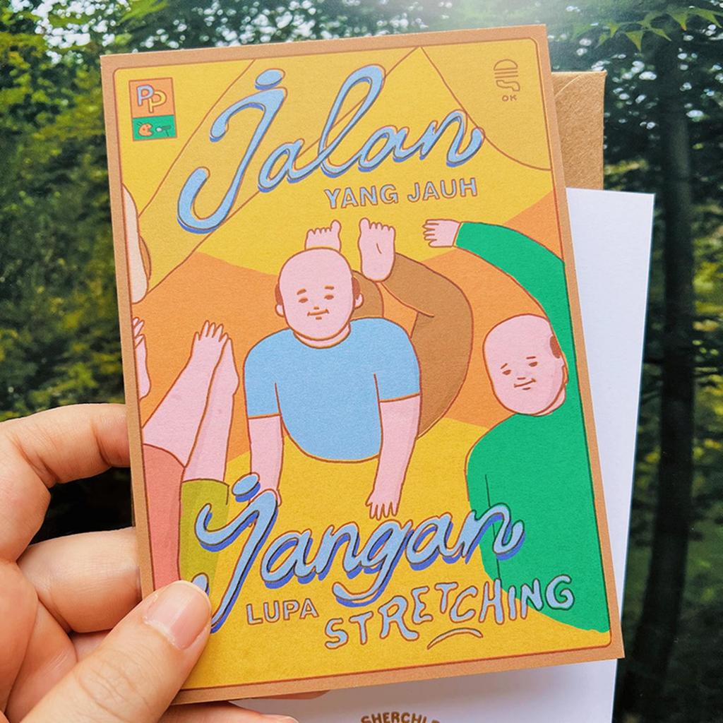 Jalan yang Jauh - Greeting Card / Mini Art Print
