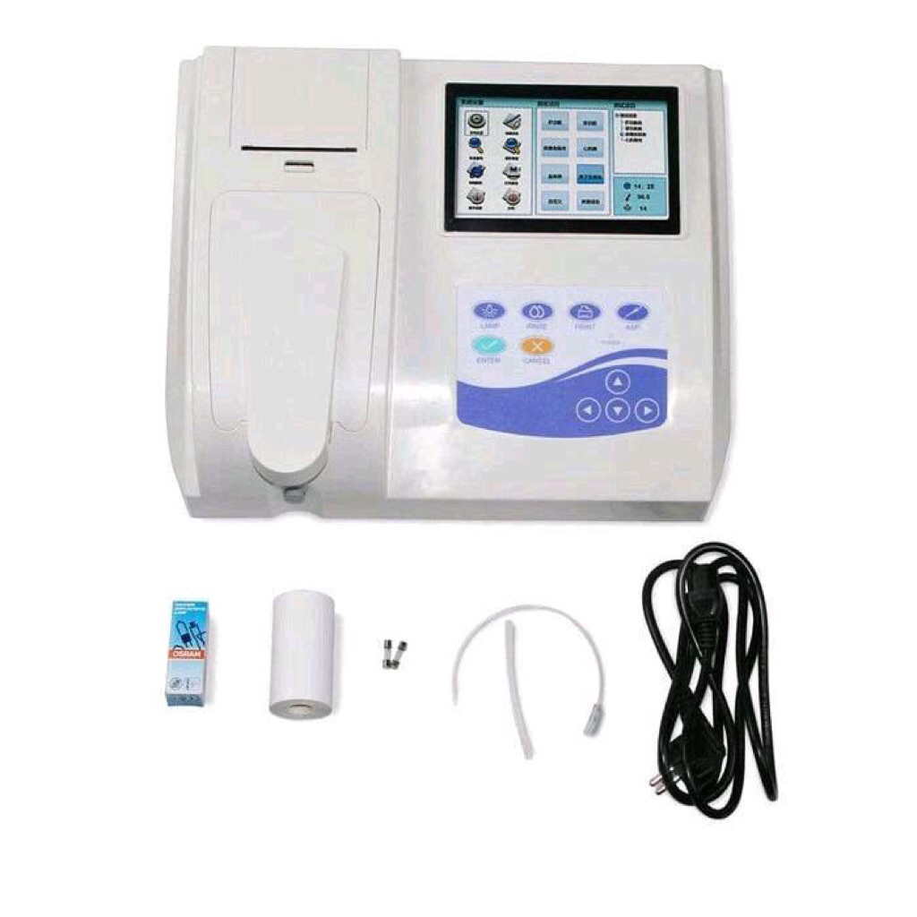 BC300 Semi-auto Biochemistry Analyzer analyzing blood Glucose body flu