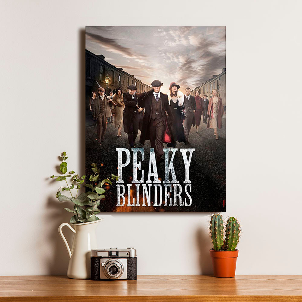 Poster Peaky Blinders Dekorasi Hiasan Dinding Bingkai Kayu Wall Decor Siap Pasang
