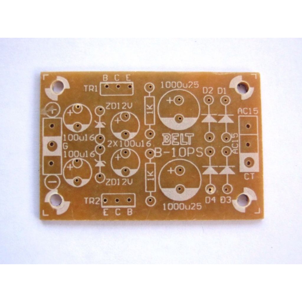 PCB regulator simetris 12 volt ct