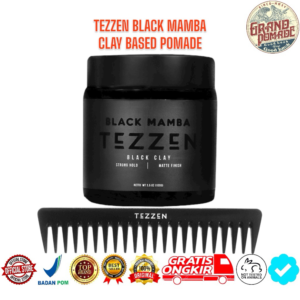 TEZZEN BLACK MAMBA CLAY / TEZZEN BLACK MAMBA BLACK CLAY / TEZZEN BLACK CLAY BLACK MAMBA