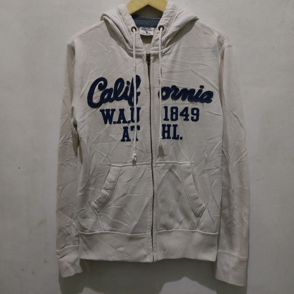 California W.A.U 1849 Athl WHO A.U Zipper Hoodie