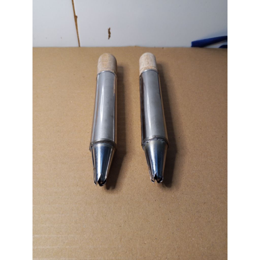 cetakan kue semprit dorong kayu/cetakan semprit dorong stainless