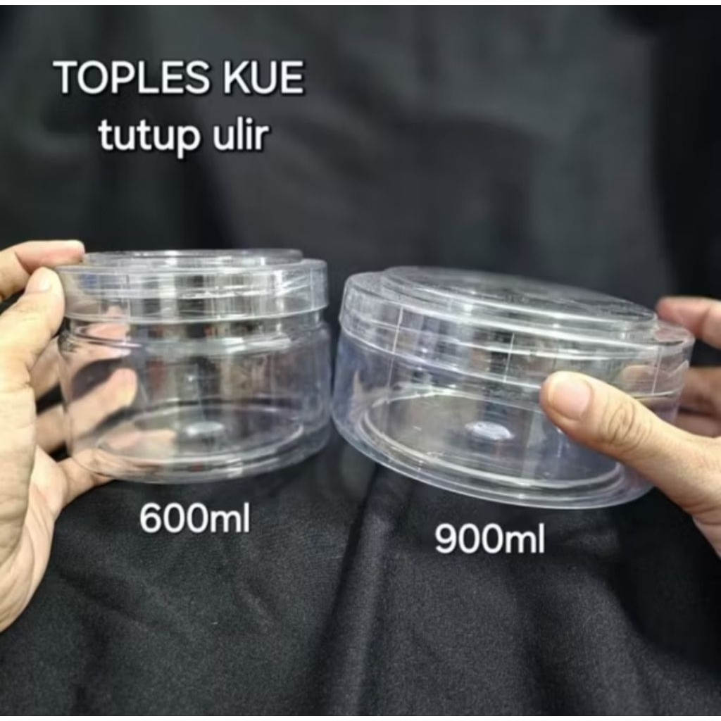 TOPLES BULAT KUE KERING TUTUP ULIR 900 ML