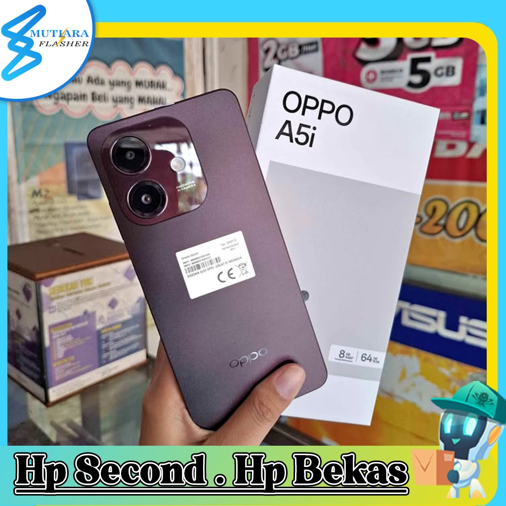 Oppo A5i Ram 4 Rom 128GB Second Original