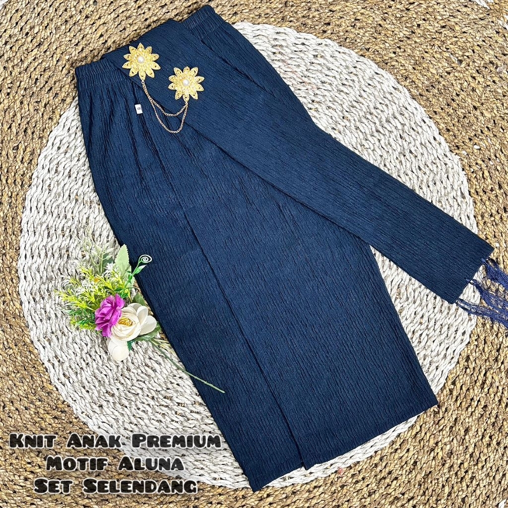 kamen anak knit set selendang