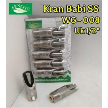 KRAN NEPEL NIPPLE DOT ALAT MINUM HEWAN TERNAK BABI STAINLESS/ ERNESTO KRAN BABI KUNINGAN