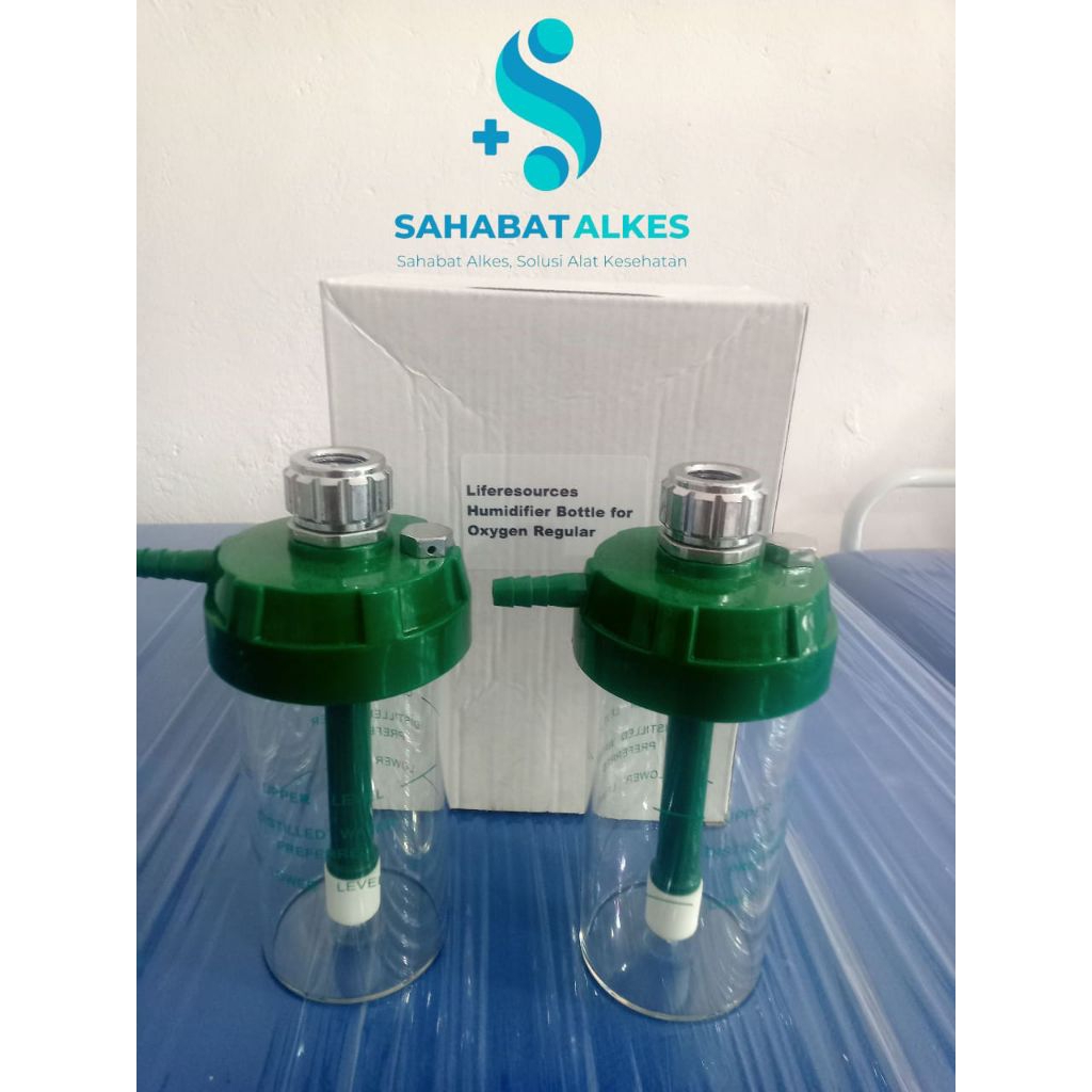 Botol humidifider Regulatkr Oksigen /perlengkapan medis pada regulator oksigen cocok untuk semua mer