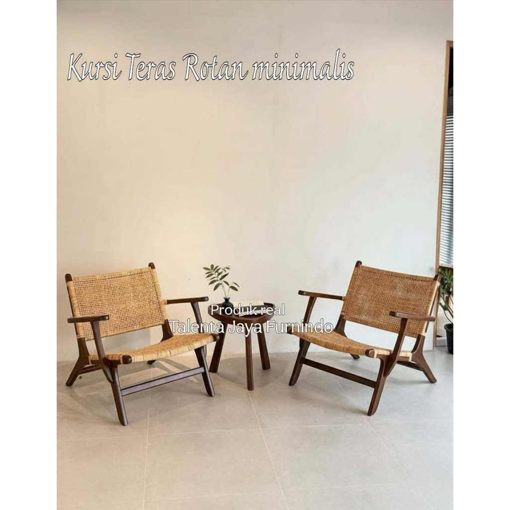 Kursi Teras Rotan minimalis