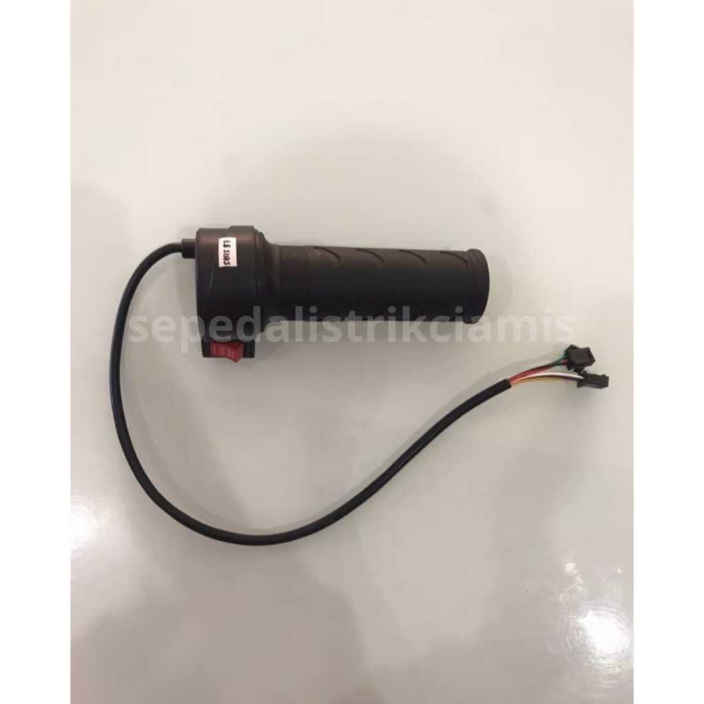 HANDLE GRIP GAS SEPEDA LISTRIK EXOTIC GROZA UNIVERSAL  | 100 %ORIGINAL | SPAREPART SEPEDA LISTRIK