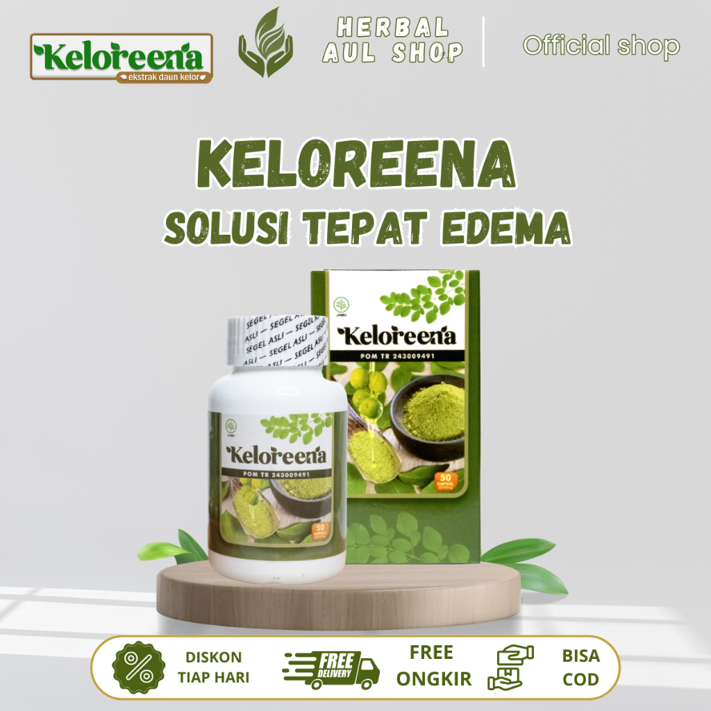 Keloreena Obat Kaki Bengkak Akibat Penumpukan Cairan Edema Kaki Bengkak Asam Urat Diabetes Pengempis