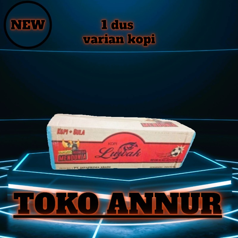 kopi luwak hitam 1 dus kemasan rtg, varian kopi kemasan rtg langsung kirim