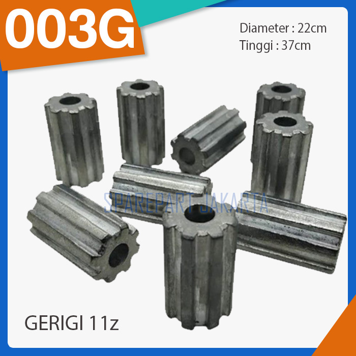 Inti pulsator Samsung gigi dalam 11, gigi luar 8 WIP-003G,