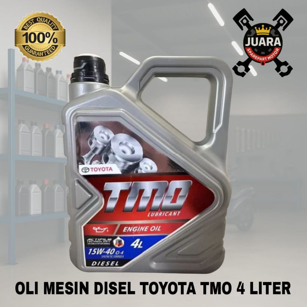 OLI MESIN DISEL TOYOTA TMO 4 LITER ( TUTUP HITAM ) SAE 15W-40