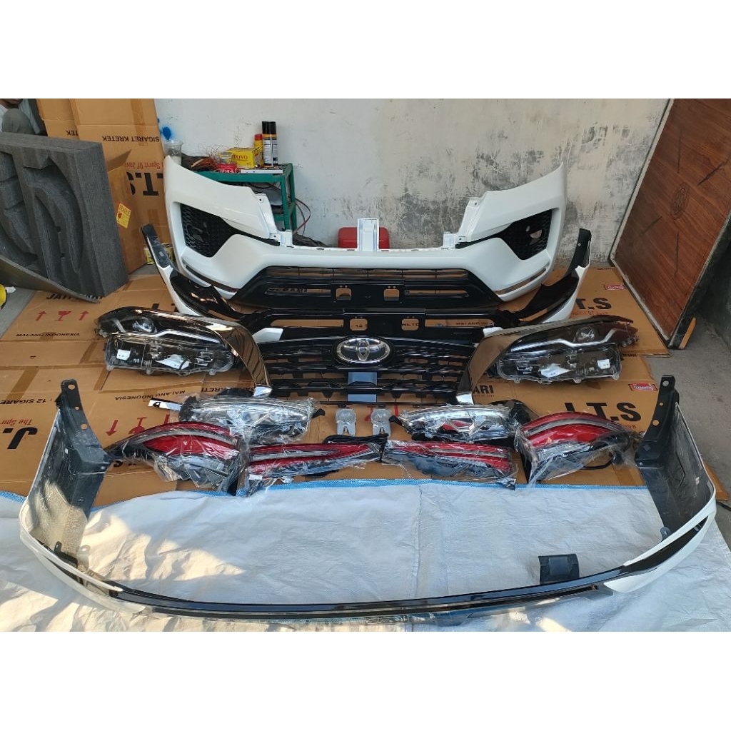 PAKET UPGRADE BUMPER FORTUNER GR 2023 PNP FORTUNER VRZ TRD 2016-2019