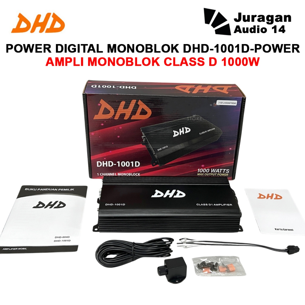 DHD 1001D Monoblock Power Amplifier 1000W 1CH