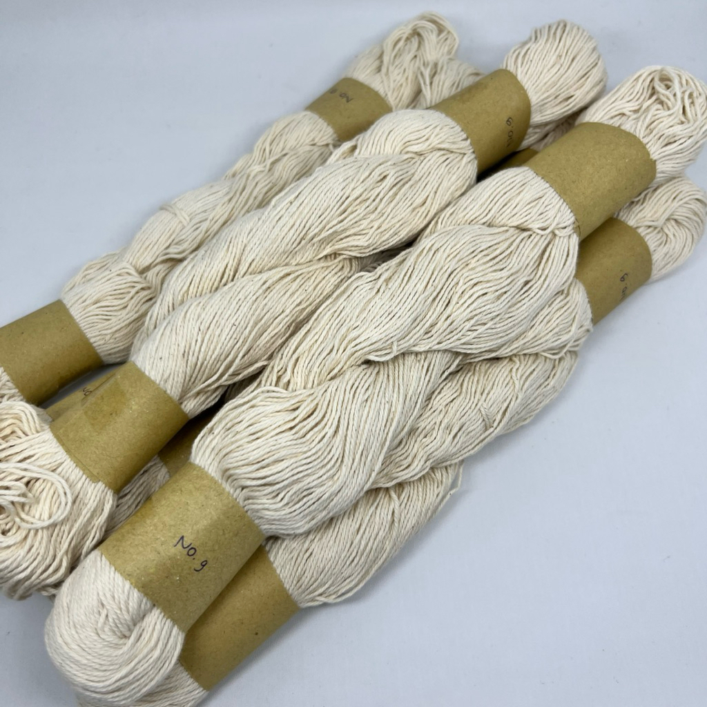 BENANG RAJUT JALA UNICORN NO. 9 [NATURAL] SATUAN - BENANG JALA RAJUT WARNA NATURAL - KATUN JALA UNIC