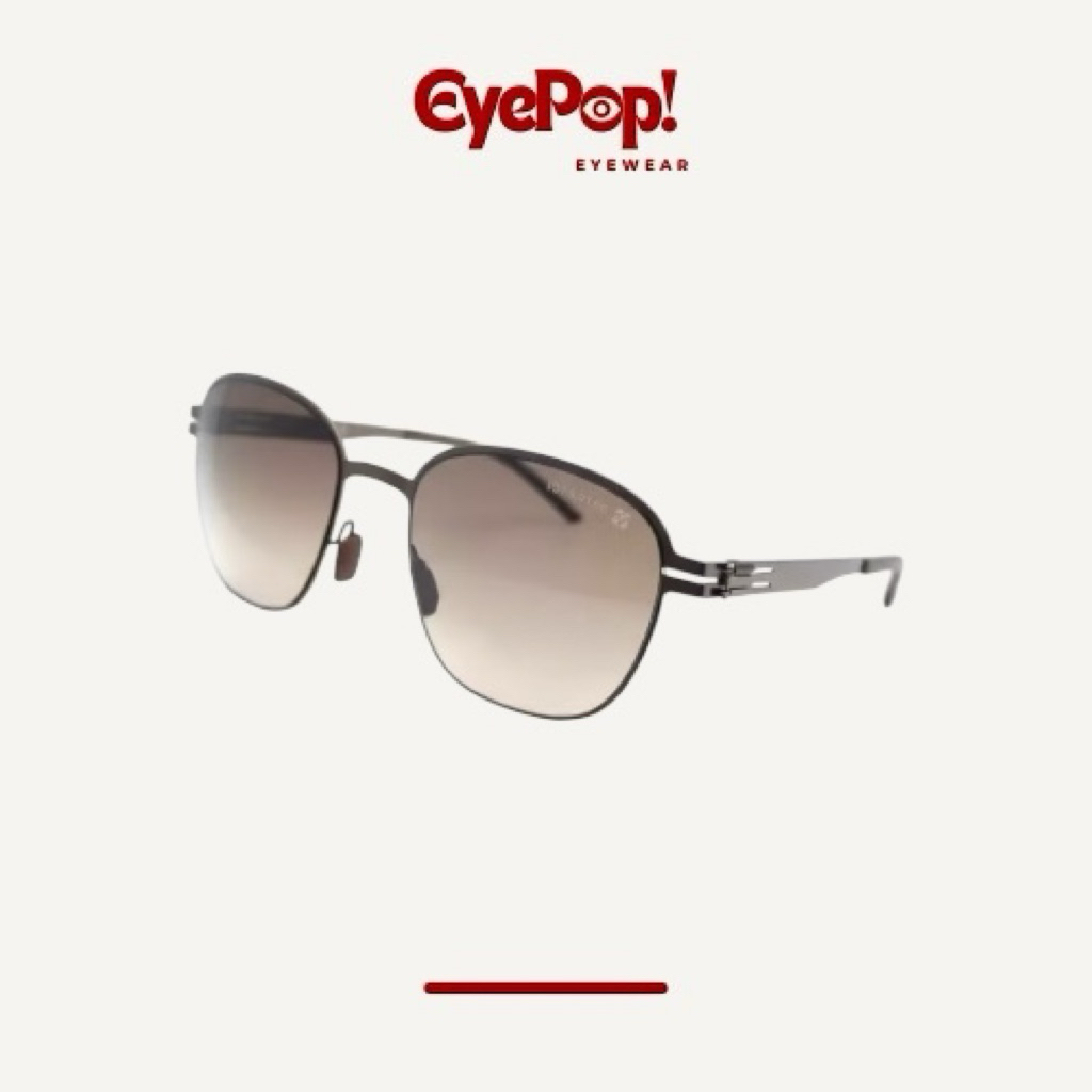 Kacamata Hitam Fashion Gaya Trendy Pria Wanita Terlaris IC BERLIN 1902 Lensa Anti UV Frame Titanium