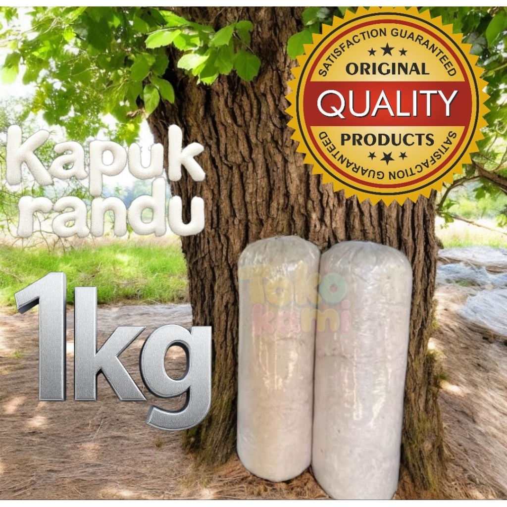 KAPUK RANDU 1KG | KAPUK TANPA BIJI | KAPUK RANDU ASLI 100%