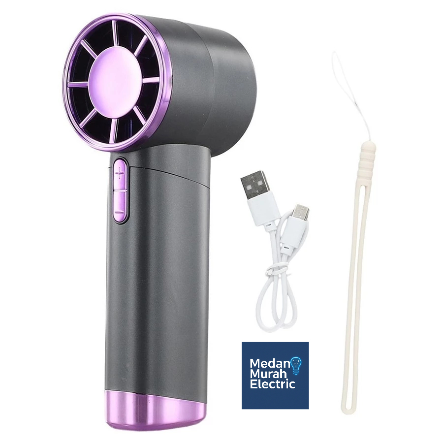 Kipas Angin Genggam Wuji Handheld Fan 100 Speed USB Rechargeable / Kipas Angin Tangan Kencang