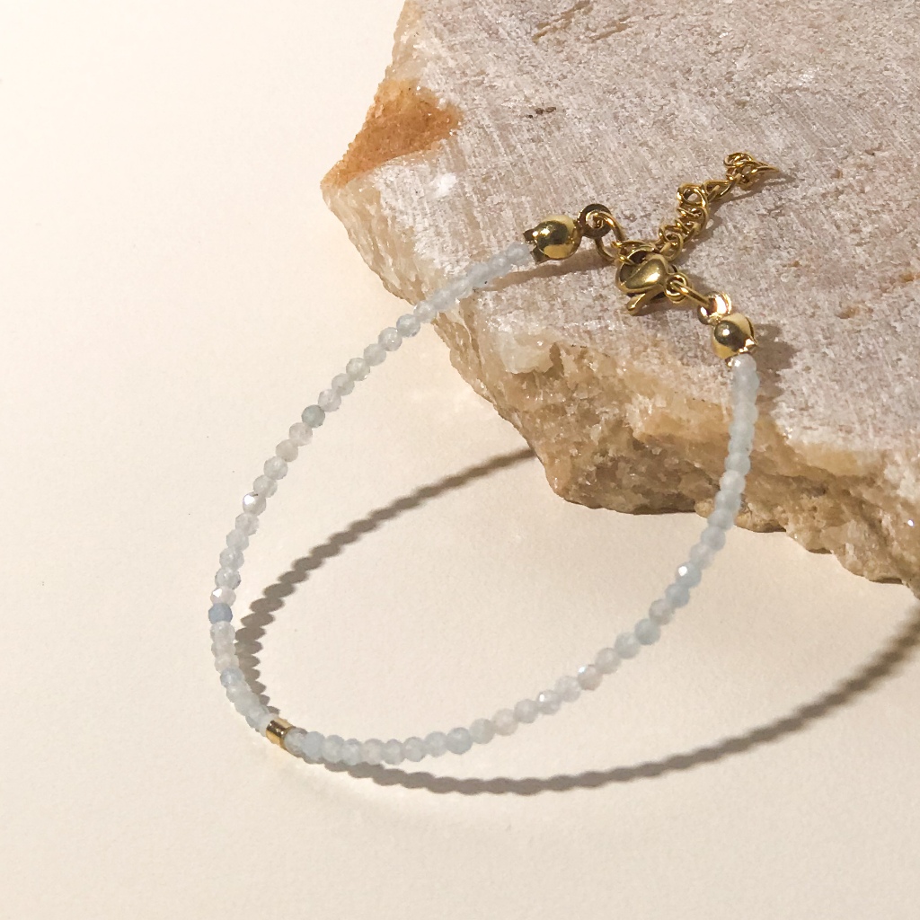 AQUAMARINE - Full Stone Bracelet