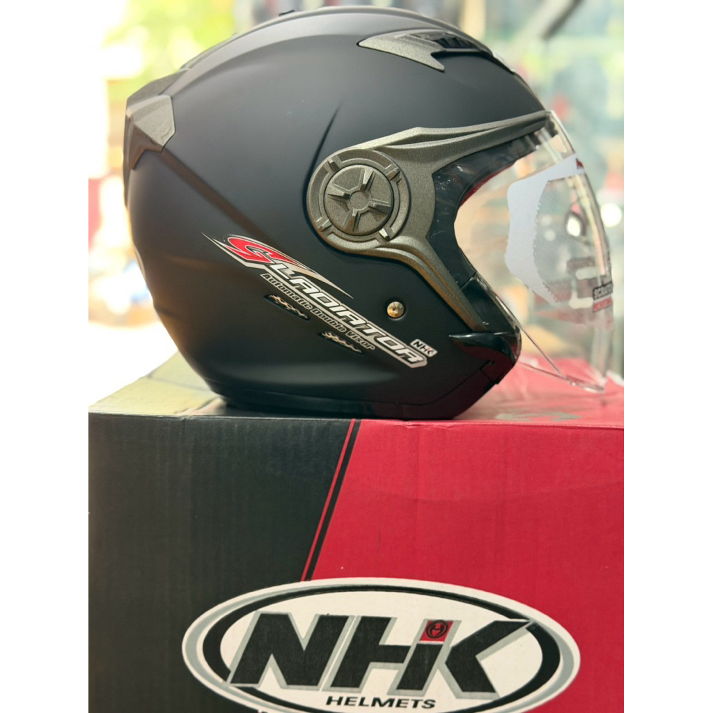 NHK GLADIATOR SOLID DOUBLE VISOR