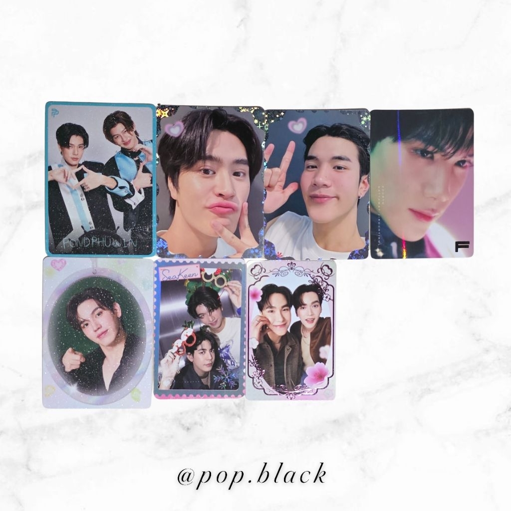 PHOTOCARD SECRET GMMTV OFFICIAL || GEMINIFOURTH SELFIE THAILAND || SECRET JUNIORMARK DREAMY BLOSSOM 